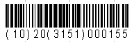 GS1-128 barcode