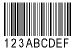 A CODE 128 barcode image