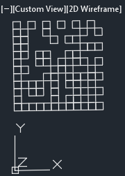 A barcode in DXF format