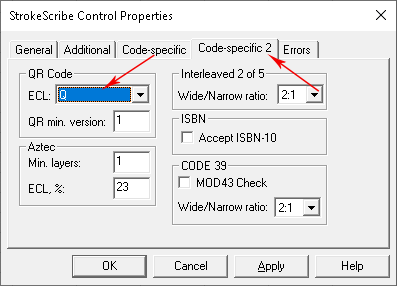 Modifying QR CODE properties in Excel