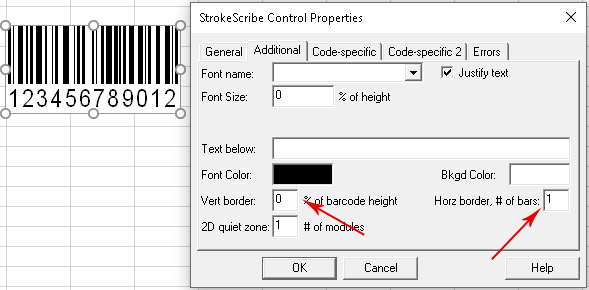 Customizing the CODE 128