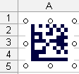 Data Matrix Barcode in Excel