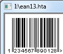 EAN-13 barcode on a HTML page