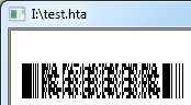 PDF417 barcode on a HTML page