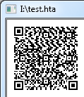 QR CODE barcode on a HTML page