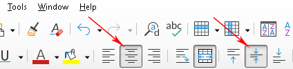 Formatting the barcode