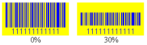 How to control top/bottom whitespace size of barcode