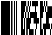 A PDF417 symbol with module aspect ratio of 5:1