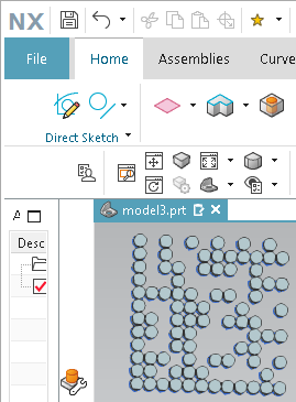 Making barcodes in Siemens NX