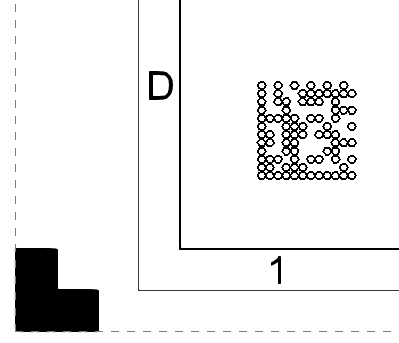 Barcode on a drawing template