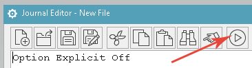 Running a VB script in Siemens NX