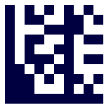 A Data Matrix barcode