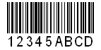 CODE-128 barcode in Word