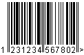 EAN-13 barcode in Word